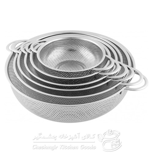 آبکش استیل دسته دار آبکش استیل دسته دار