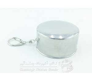 لیوان LA استیل تاشو بزرگ 250 سی سی کد 100474