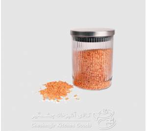 بانکه یونیک شیشه ای خطی درب استیل سایز 5  کد UN_1307