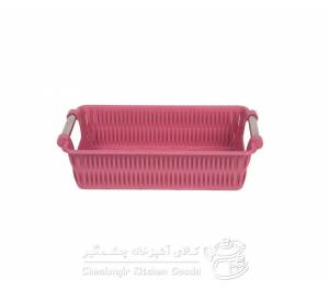 سبد بامبو دسته استیل کوچک لیمون کد 138600