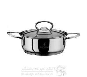 تابه دو دسته استیل سوفرام سایز 16 مدل گاستو - GUSTO
