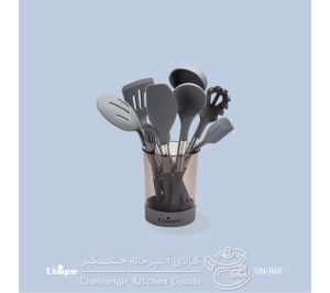 ست کفگیر و ملاقه 10 پارچه-استیل یونیک UN-1165