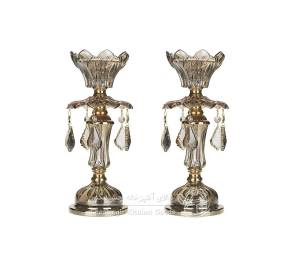 شمعدان لیزا موری سری ورسای کد L-1002 بسته 2 عددی