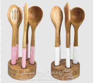 سرویس کفگیر ملاقه چوبی یونیک UN-3346