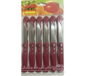 چاقو میوه خوری رومانتیک هوم مدل Am بسته 12 عددی