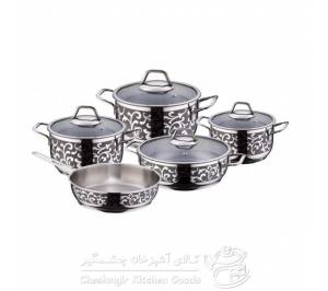 سرویس 9 پارچه استیل سوفرام مدل ساول - ŞAL