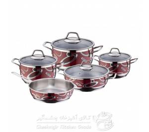 سرویس 9 پارچه استیل سوفرام مدل اسپیس - SPACE