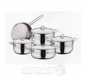 سرویس 9 پارچه استیل سوفرام درب فلزی مدل سافت - SOFT