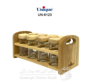 ست ادویه یونیک 8 عددی مستطیل UN-6123