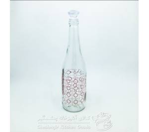 بطری شیشه ای طرح دار کد 10293