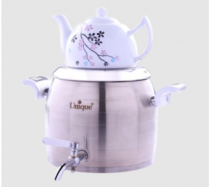 ست کتری و قوری شیردار 5 لیتر استیل یونیک مدل IR_UN-7295