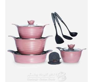 سرویس 11 پارچه رزگلد رز یونیک مدل UN-7742