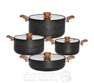سرویس قابلمه 8پارچه گرانیتی یونیک UN-8184