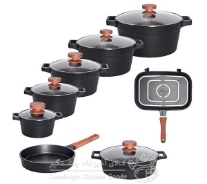 سرویس قابلمه 15 پارچه یونیک UN-8597