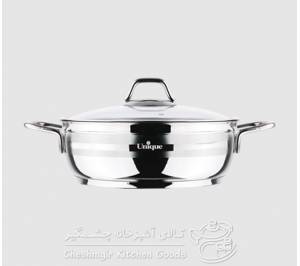 ماهیتابه استیل سایز 28 یونیک UN-9946