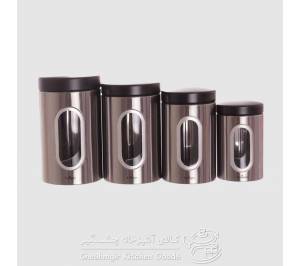 جا حبوباتی استیل یونیک پنجره دار UN-6945