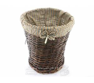 سطل حصیری تک استوانه ای رخ