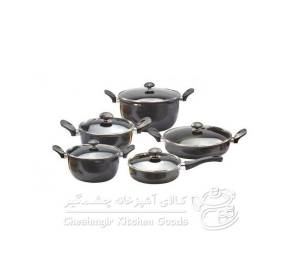 سرویس پخت و پز 10 پارچه سیلوربل زرساب مدل SB-4200