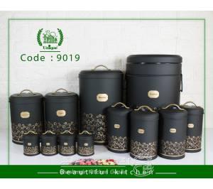 سرویس 12 پارچه مینیاتوری مشکی یونیک کد UN_9019