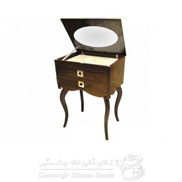 میز کنسول قاشق و چنگال طرح چوب کد 120108
