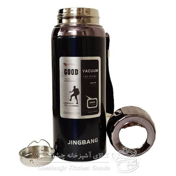 فلاسک استیل کوهنوردی فیلتردار مدل JINGBANG