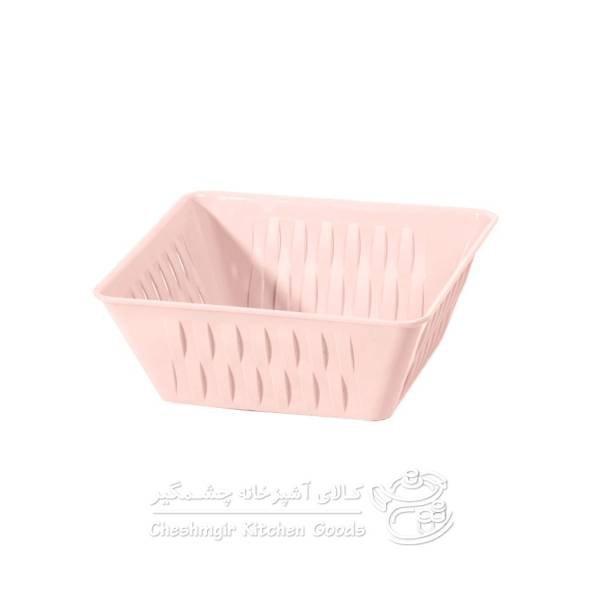 سبد چهار گوش طرح بامبو کوچک لیمون کد 115035