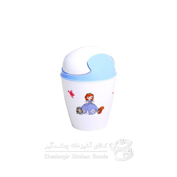 سطل کاغذ رومیزی بزرگ چاپدار اسپرت لیمون کد 147604