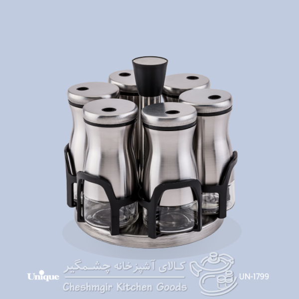 سرویس ادویه 7 پارچه گردان یونیک کد UN-1799