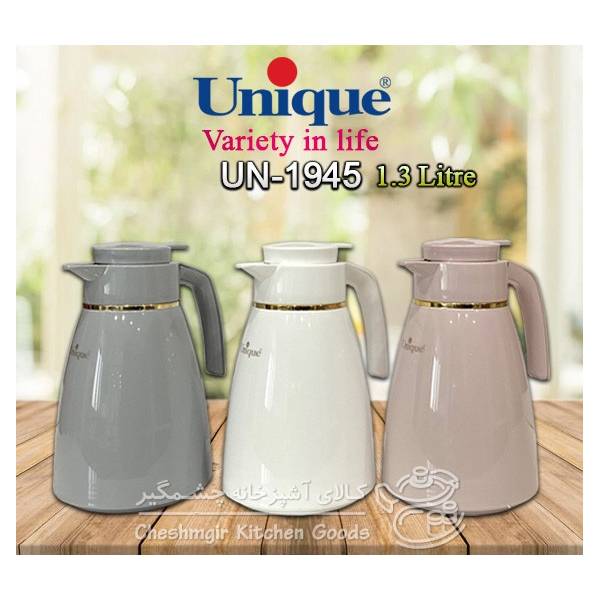 فلاسک 1.3 لیتری الوان شیشه دار یونیک کد UN_1945