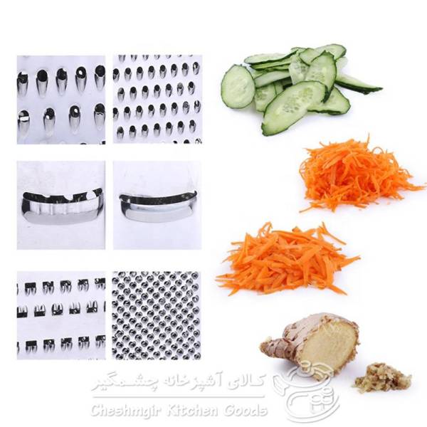 رنده 6 گوش دسته استیل UN-2220 