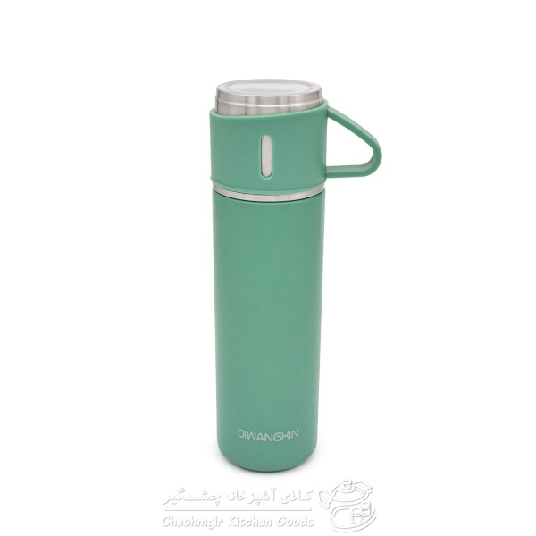 فلاسک مدل کادویی VACUUM FLASK SET گنجایش 0.5 لیتر به همراه لیوان