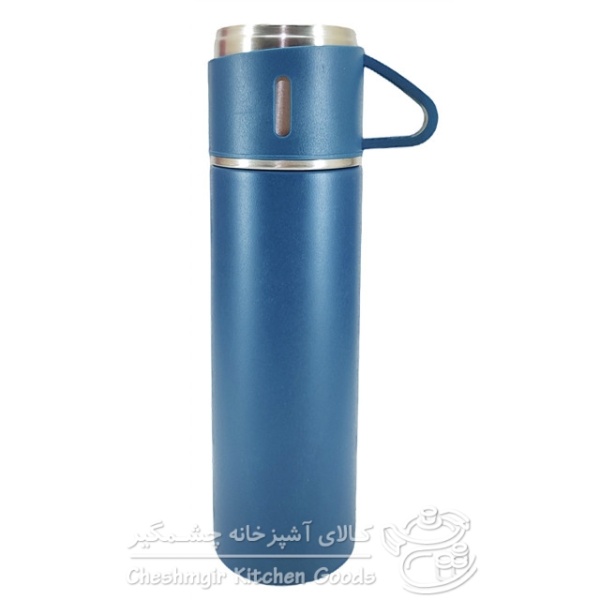 فلاسک مدل کادویی VACUUM FLASK SET گنجایش 0.5 لیتر به همراه لیوان