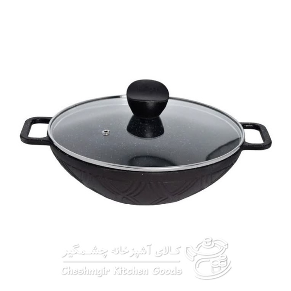 تابه چدن وگ درب دار یونیک UN-6035