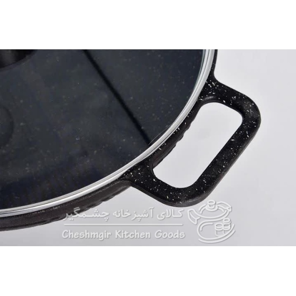 تابه چدن وگ درب دار یونیک UN-6035