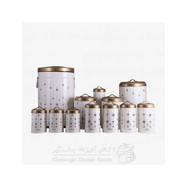 سرویس 12 پارچه طرح توپی درب طلا یونیک کد UN_8037