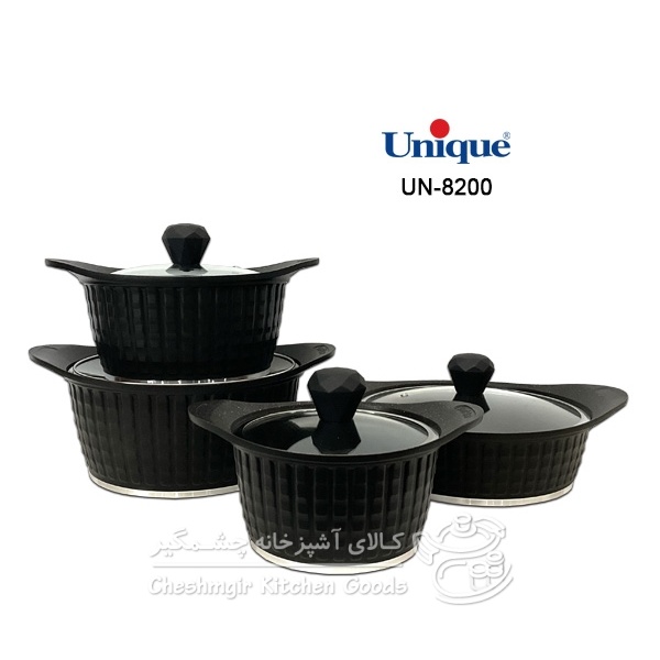 سرویس قابلمه 8 پارچه یونیک کد UN-8200