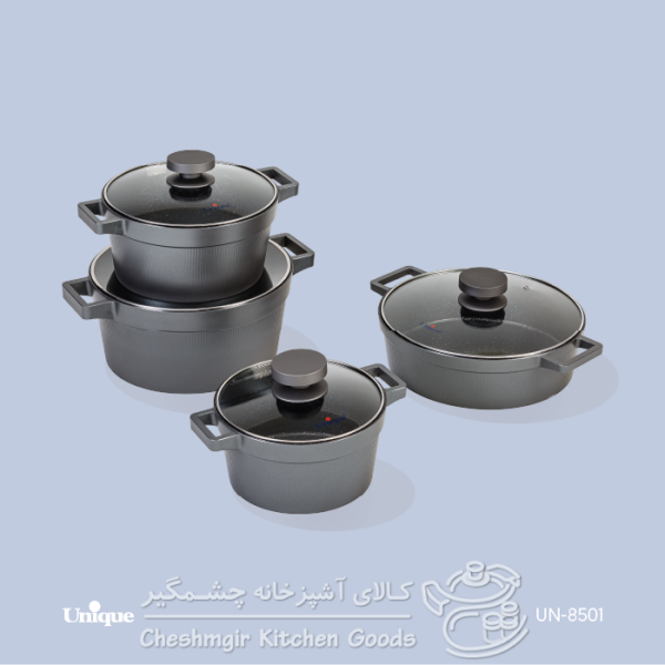 سرویس قابلمه 8 پارچه دیاموند یونیک UN-8501
