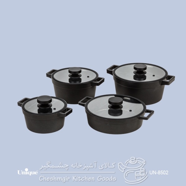 سرویس 8 پارچه درب سیلیکون دیاموند یونیک UN-8502