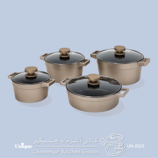 سرویس قابلمه 8 پارچه دیاموند یونیک UN-8501