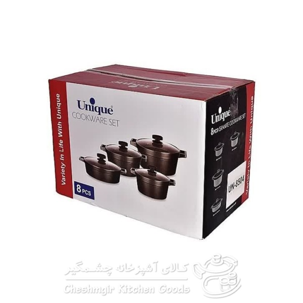 سرویس قابلمه 8 پارچه دیاموند یونیک UN-8501