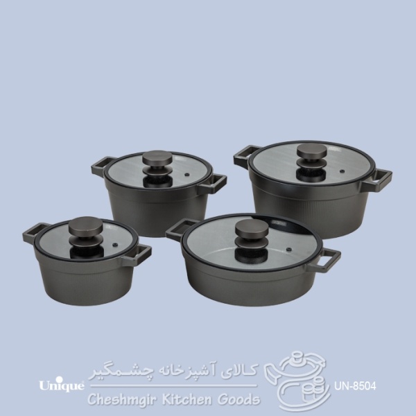 سرویس 8 پارچه درب سیلیکون دیاموند یونیک UN-8502