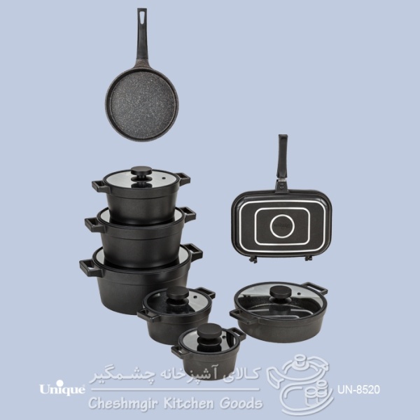 سرویس 15پارچه درب سیلیکون دیاموند یونیک UN-8520