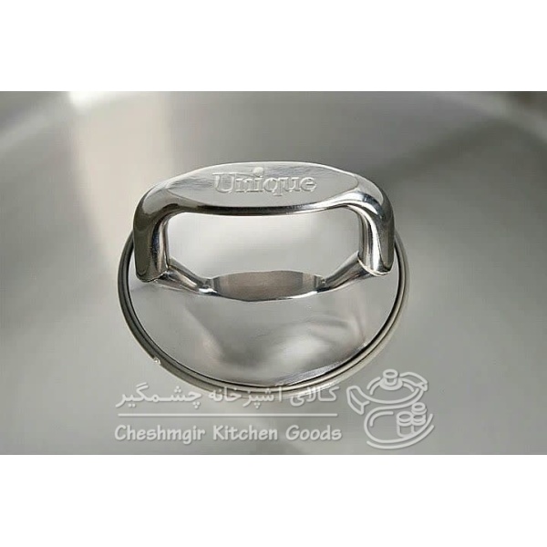 قابلمه استیل سایز 28(فلت)یونیک UN-9908