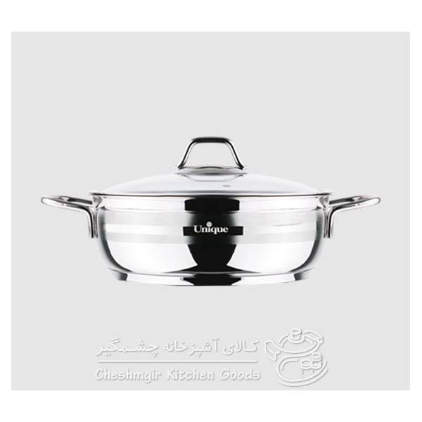 ماهیتابه استیل سایز 28 یونیک UN-9946