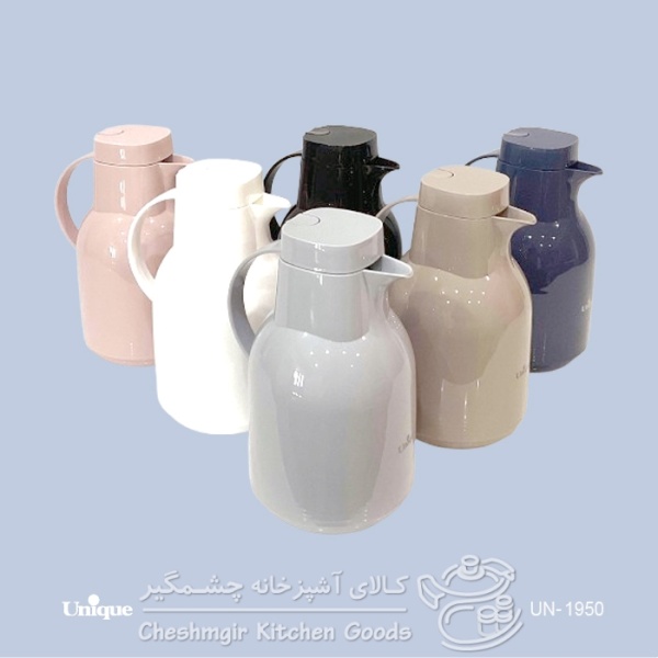 فلاسک 1 لیتری رنگی شیشه دار یونیک مدل IR_UN_1950