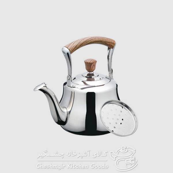 کتری استیل دسته چوبی 4 لیتری یونیک مدل UN-3594