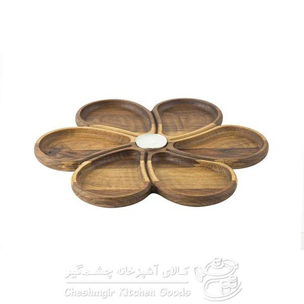 اردور خوری چوبی طرح گلبرگ آماهوم مدل Petal