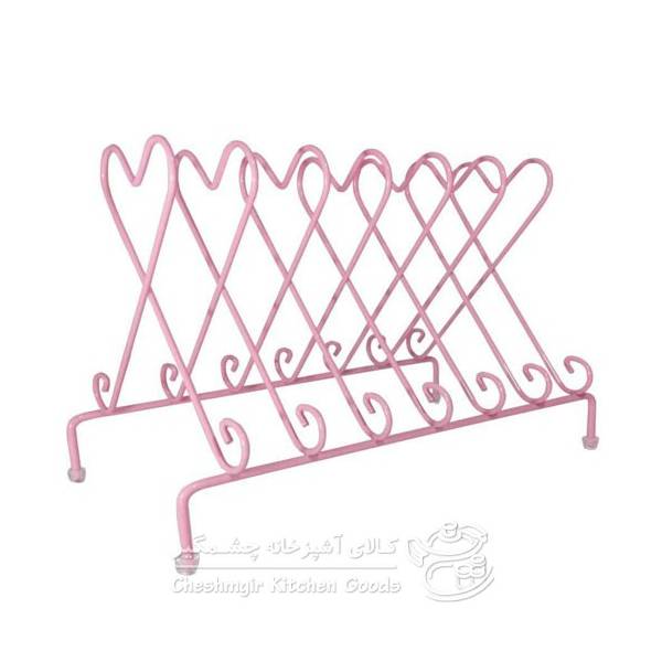 استند نگه دارنده بشقاب طرح قلب کد 13997