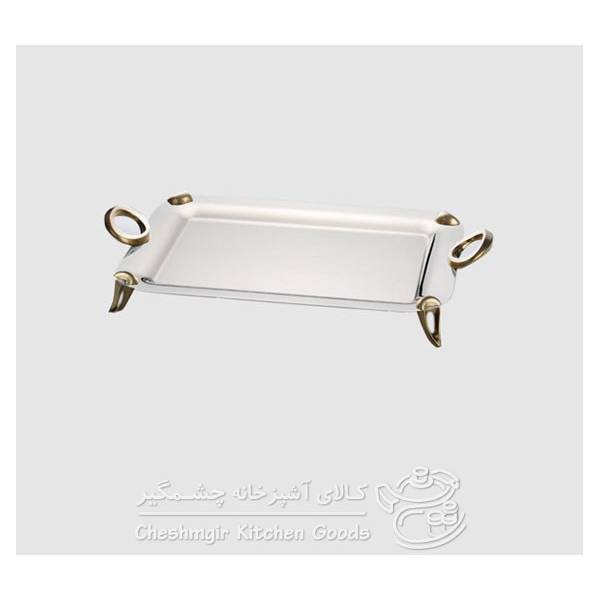 سینی استیل طلایی یونیک UN-3842