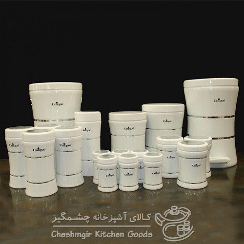 سرویس آشپزخانه یونیک سفید سرویس آشپزخانه یونیک سفید